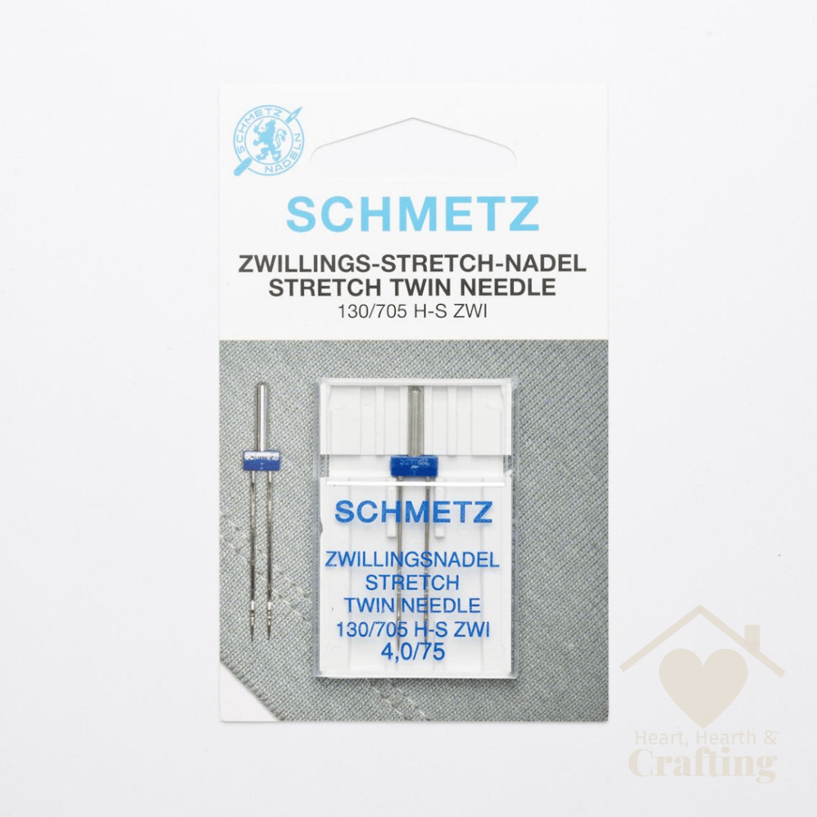 Schmetz Stretch Twin Needle 4.0mm Size 75 Machine Needle