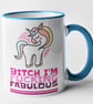 B.tch I'm F..king Fabulous Mug Sassy Funny Novelty Gift Joke Present For Family  - Image 4
