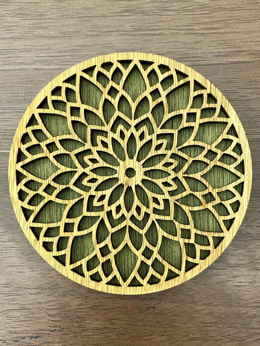 Beautiful Wooden Coaster Set