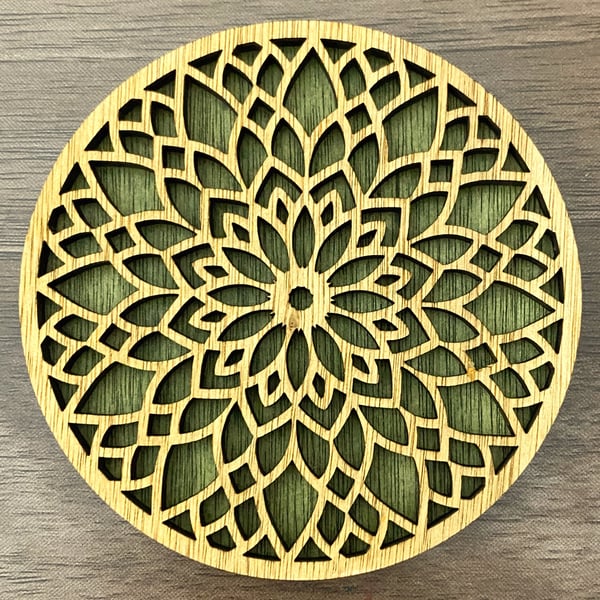 Beautiful Wooden Coaster Set