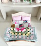 Quilt & Blanket set for Dollhouse 