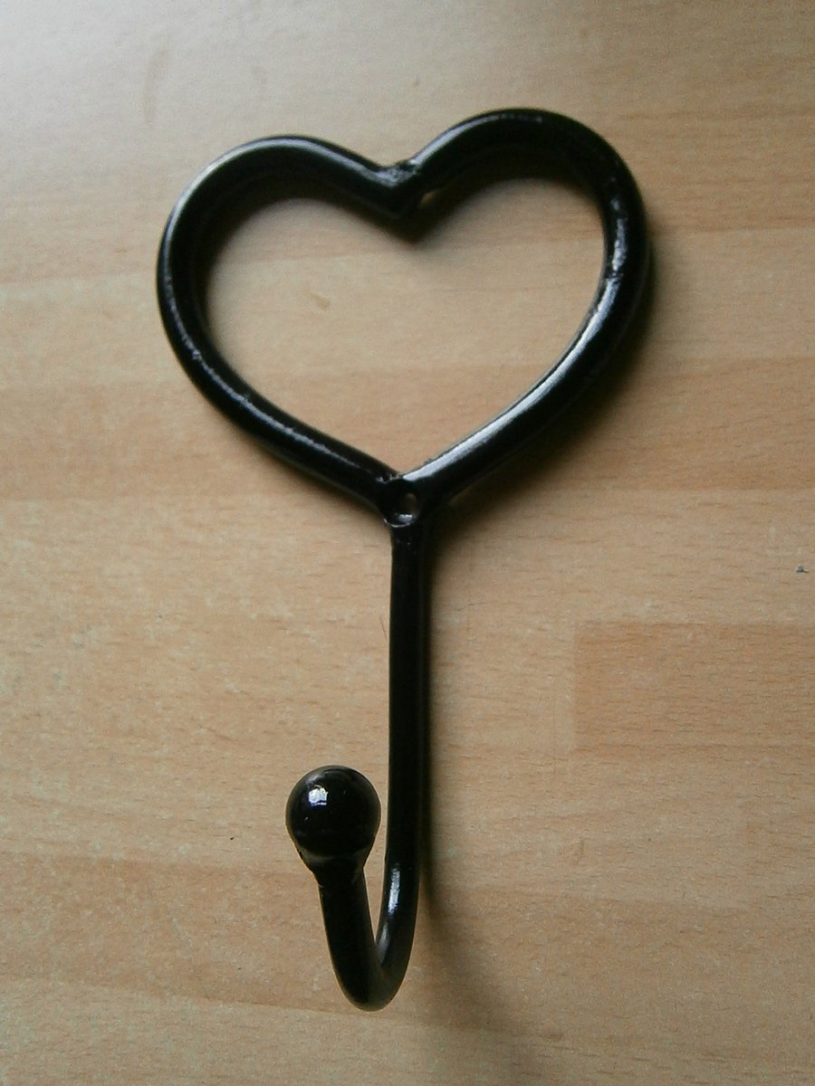 Heart Hook.................Wrought Iron Folksy