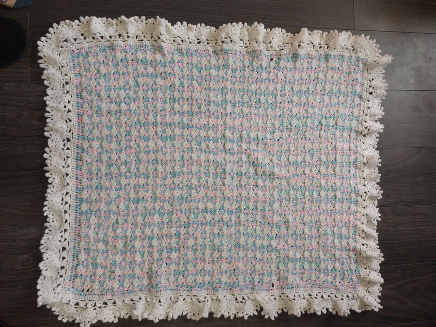 Baby multicolour pram topper