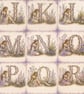 Personalised Fairy Card, Initial & Name Birthday Card, A-Z Greeting Card - Image 4
