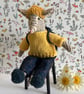 Handmade Little Cloth Mouse - Image 3