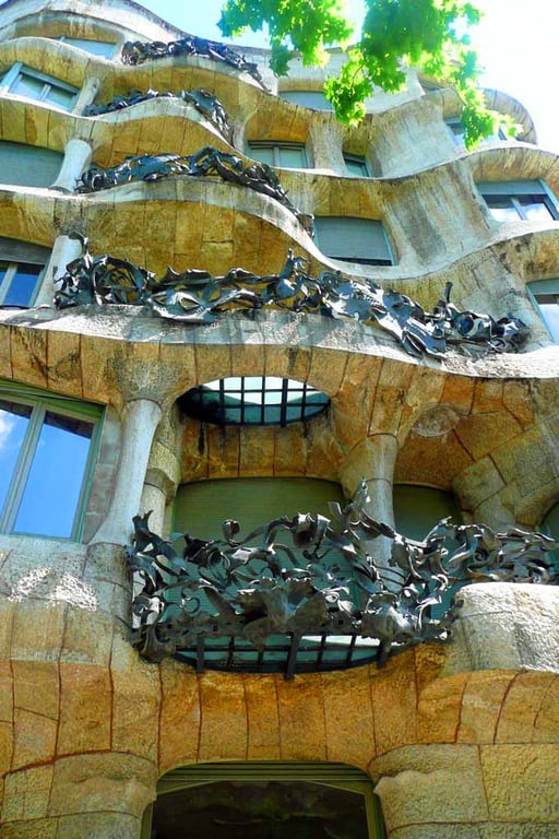 Casa Mila La Pedrera Barcelona Spain 12"x18" Print