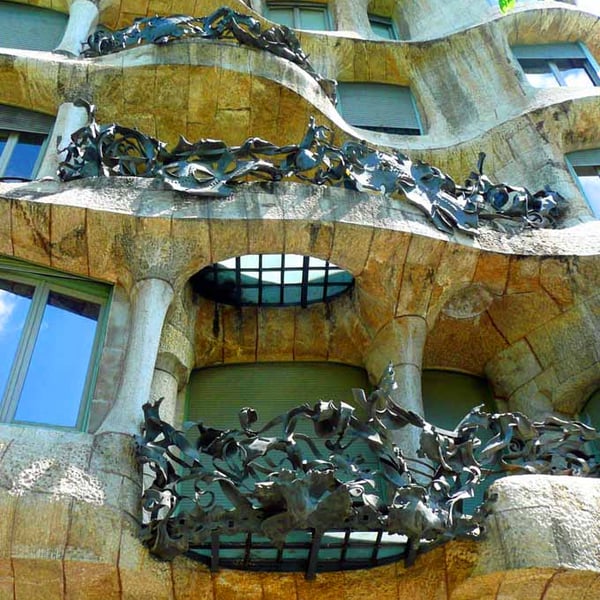 Casa Mila La Pedrera Barcelona Spain 12"x18" Print