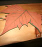 Handmade terracotta ceramic leaf decoration - Image 2