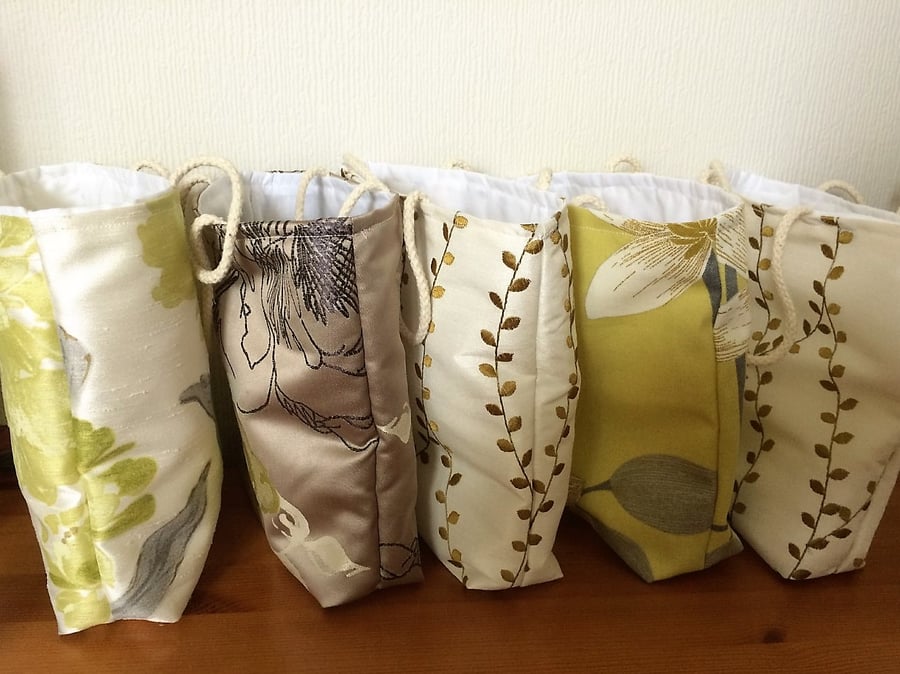 Fabric gift bags 