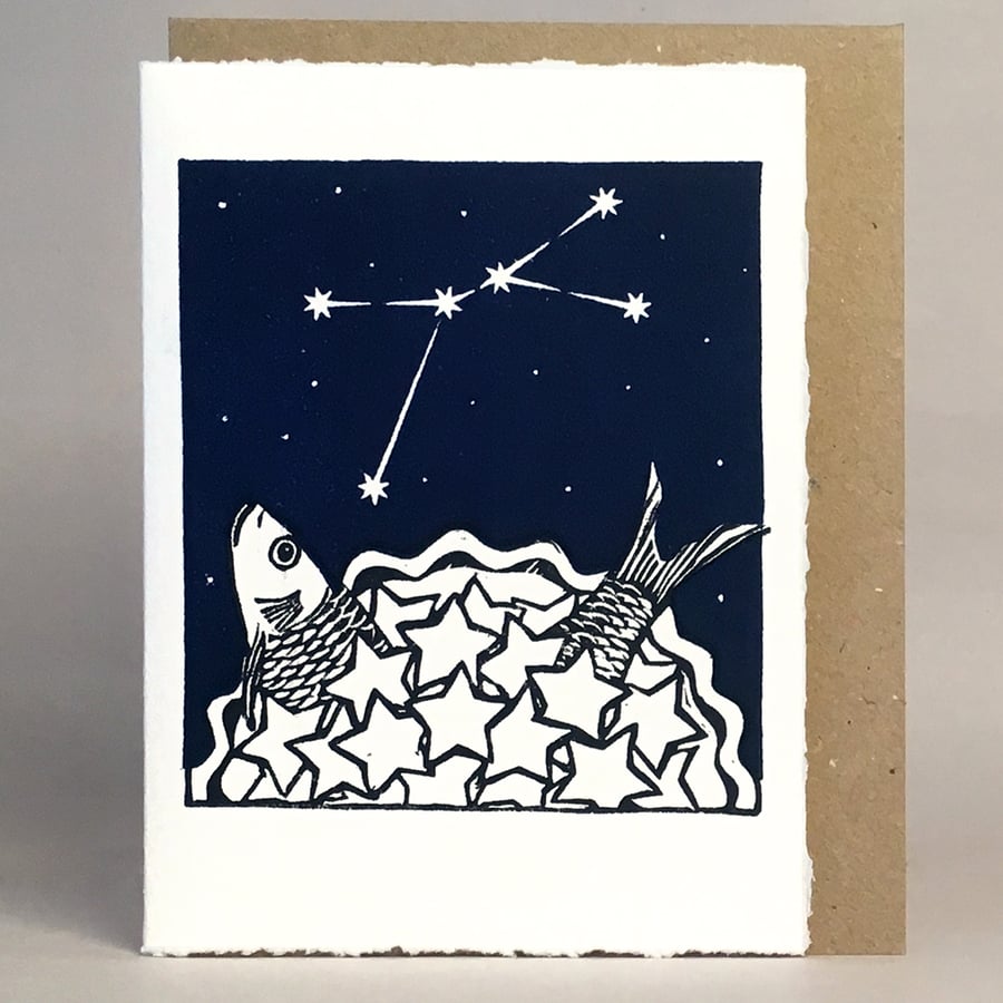 StarGazey Skies - Cancer Zodiac Birthday Card (June 21 - July 22)