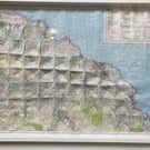 Topographia Handwoven Topographical Map of North Yorkshire Coast