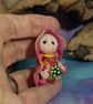 Tiny Gnome 'Lena' with tree Ann Galvin - Image 3
