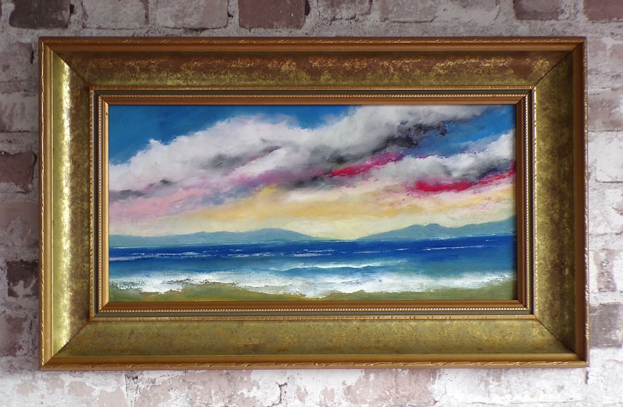Seascape oil painting