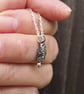 Sterling silver nugget pendant, rugged silver necklace, unisex jewellery, ARC - Image 9