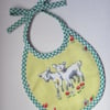 Vintage Spring Lambs Bib