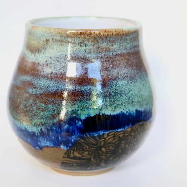 Coastal Ceramic Vase