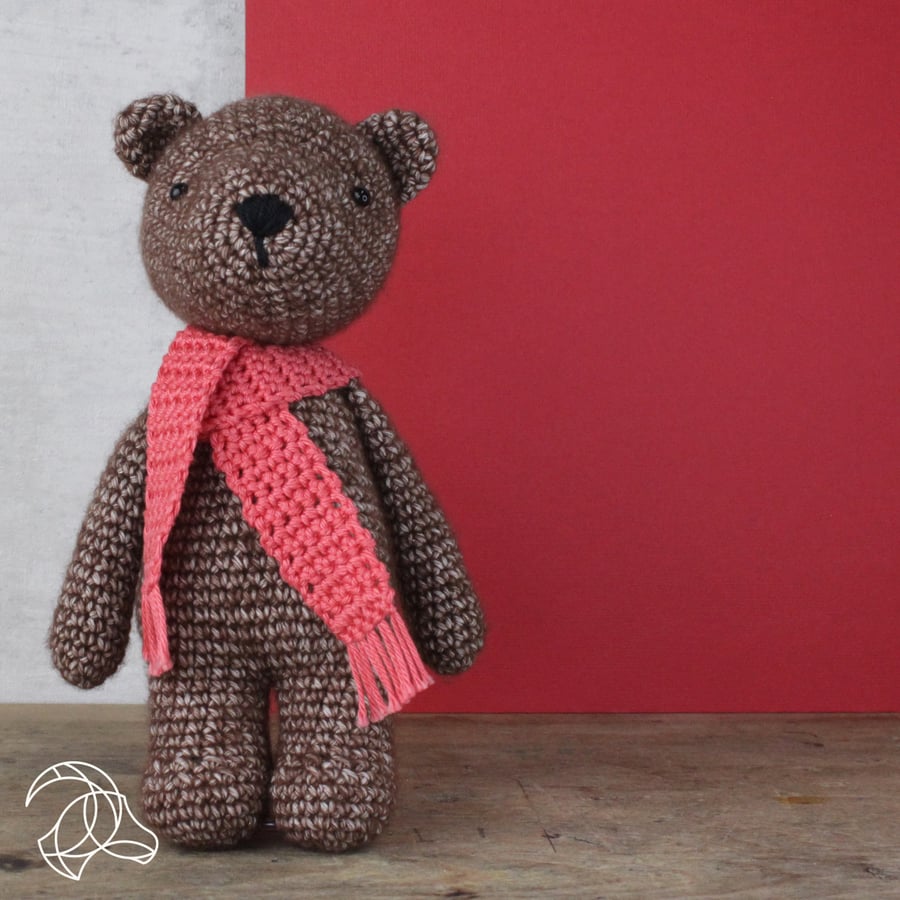 Bobbi the Bear Crochet Kit, DIY craft kit, Craft kit gift, Amigurumi kit