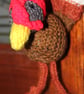 Hand Knitted Festive Turkey Christmas Decoration - Image 3