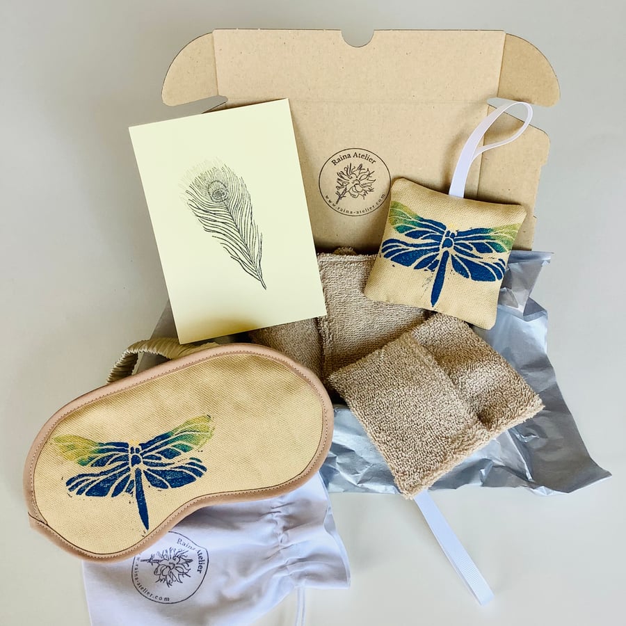 Spa Gift Set; Lavender Spa Relaxation Gift Box