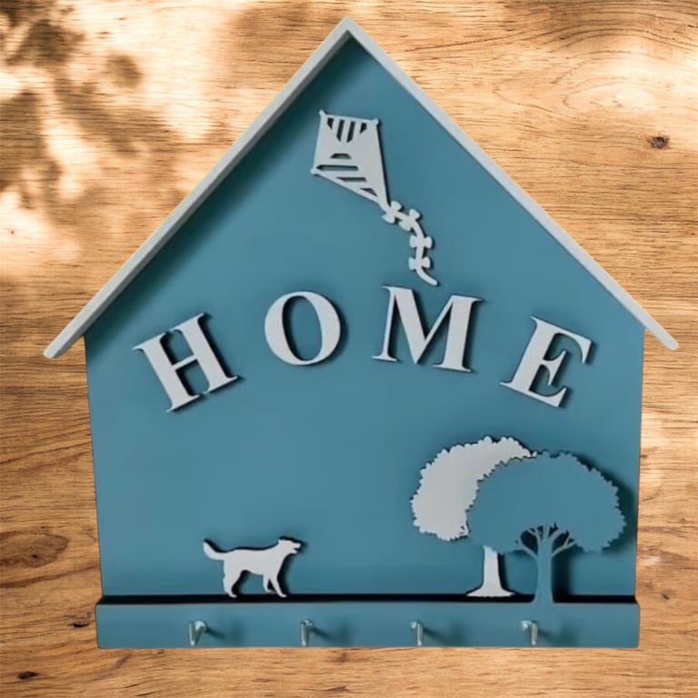 Rustic Home Key Holder. Home Wooden Key Holder. Key Rack.