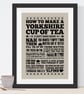 How To Make A Yorkshire Cup of Tea Print - Image 3