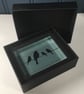 Birds on a Wire Glass Block - Image 5