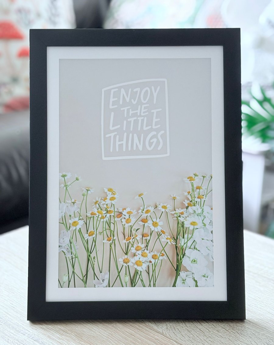 A4 Framed Art Quote Print