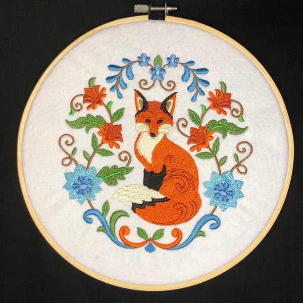 Hooped Embroidered decoration