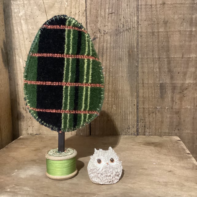 ‘Green line’  tiny moquette tree