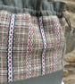 SOLD Cariad Bag - Berry range. Damson & Prussian Blue. Handwoven in Wales - Image 4