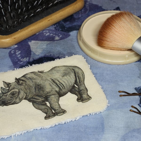 SALE ITEM - Rhino Washable & Reusable Eco Fabric Animal Face Wipe 