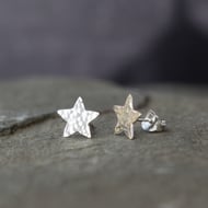 Star Earrings in Sterling Silver - Letterbox Gift Jewellery
