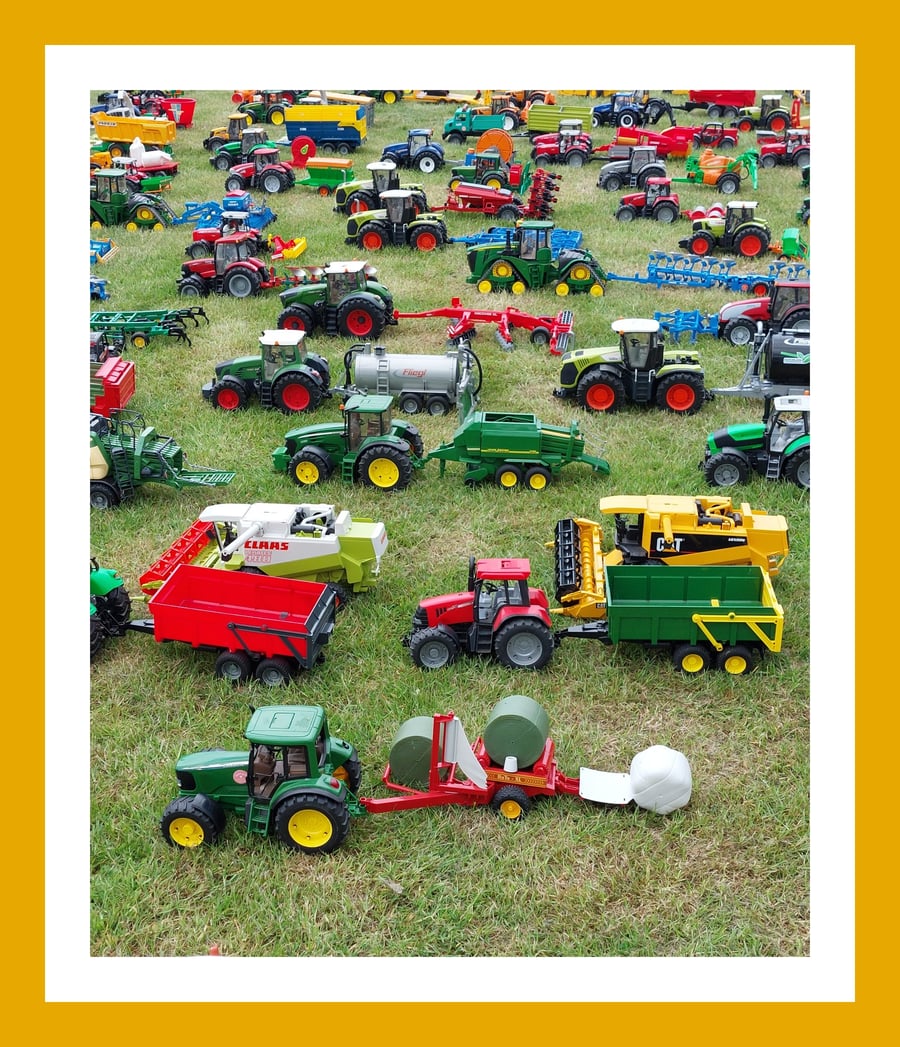 Farm Toys Greeting Card A5