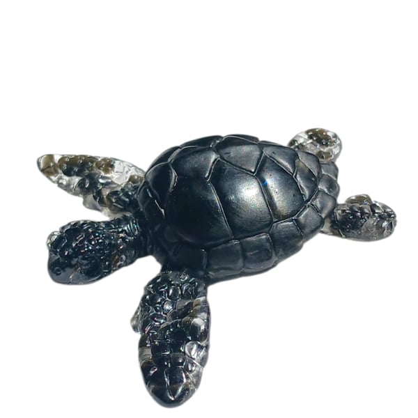Obsidian Sea Turtle of Shadow & Tide 