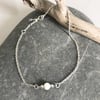Mother of pearl anklet bracelet 