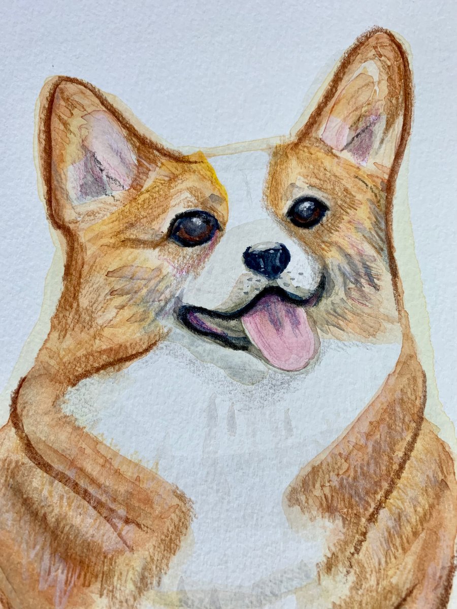 Corgi (original painting)