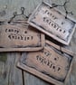 CLEARANCE! rustic ceramic pottery sign- fancy a quickie?