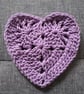 Set of 4 Crochet Heart Coasters  - Image 8