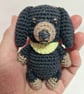 Dachshund Dog Crochet PDF - Amigurumi Puppy Bag Charm - Image 4