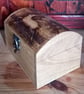 Hare & landscape pyrography wooden box - Image 6