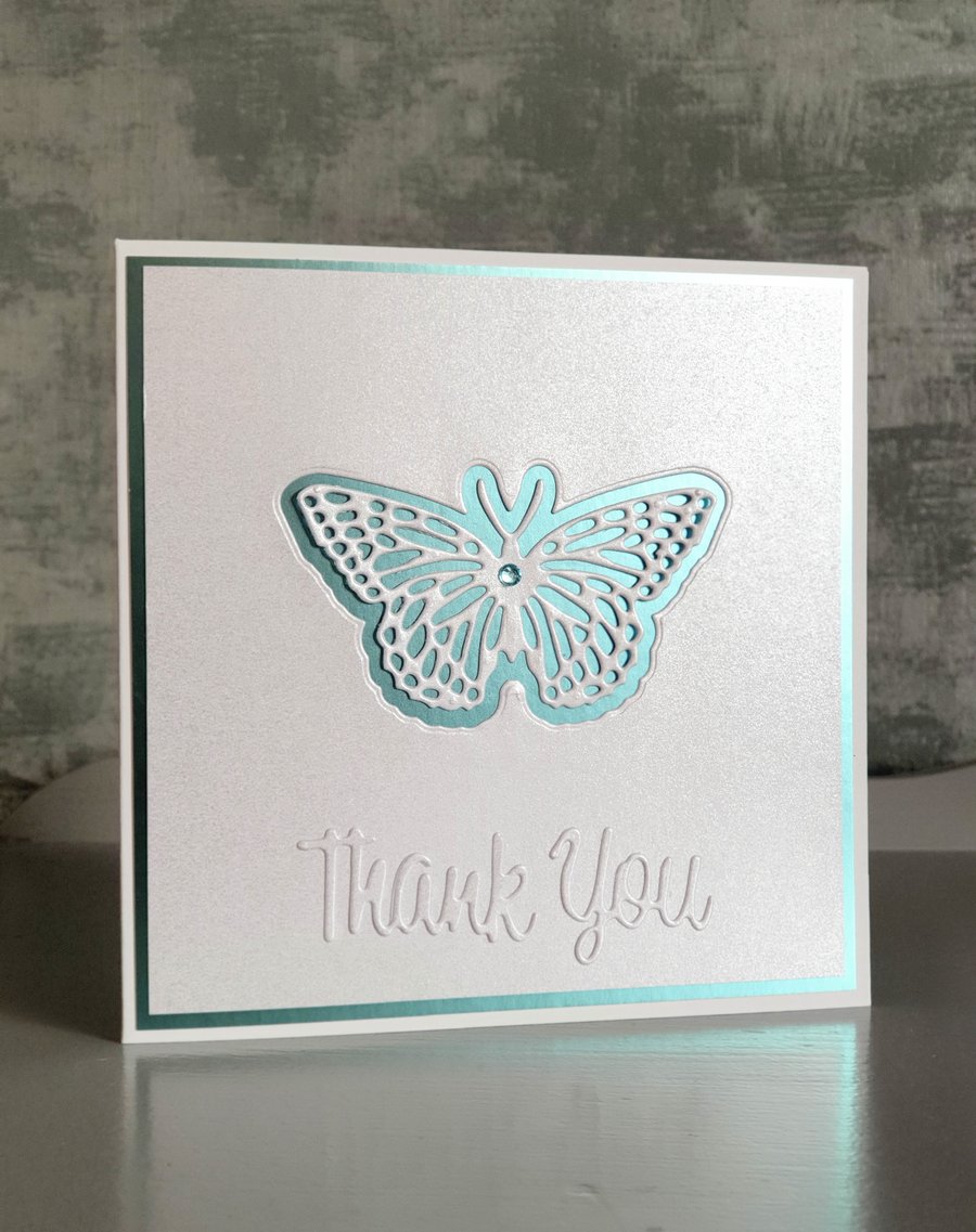 Butterfly Thank You Card 