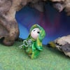 Tiny Keeper of Keys Gnome 'Nye' 1.5" OOAK Sculpt by Ann Galvin