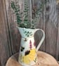 Hand Painted Decorative Jugs "Seconds", Cottage Core Decor, Hand-Painted Home Ac - Image 1