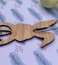 Wood Monogram Easter Rabbit Decoration - Image 6
