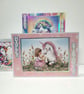 Rainbow Unicorn Birthday Card Set for Kids - Set of 3, 4x6 inch Children's Cards - Image 3