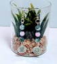 Dangle Bead Earrings.