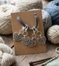 Charm Stitch Markers & Progress Keepers  Crochet & Knitting Gifts Set of 4 - Image 6