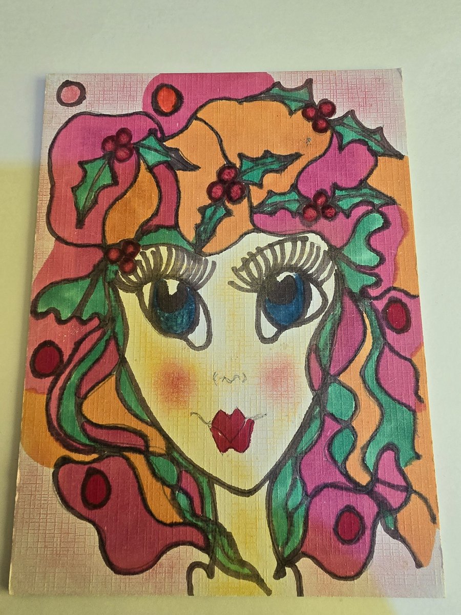 Christmas Fairy Drawing 