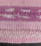 Hand Knitted Pink Fair Isle Baby Blanket Pram Pushchair Moses Basket Throw - Image 7