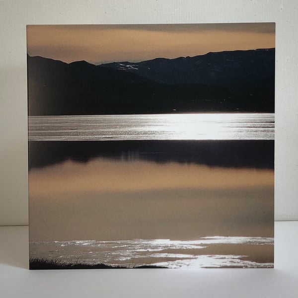 DUSK, ICELAND-BLANK GREETINGS CARD